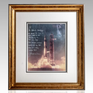 Wernher von Braun Apollo 4 Signed Photograph.