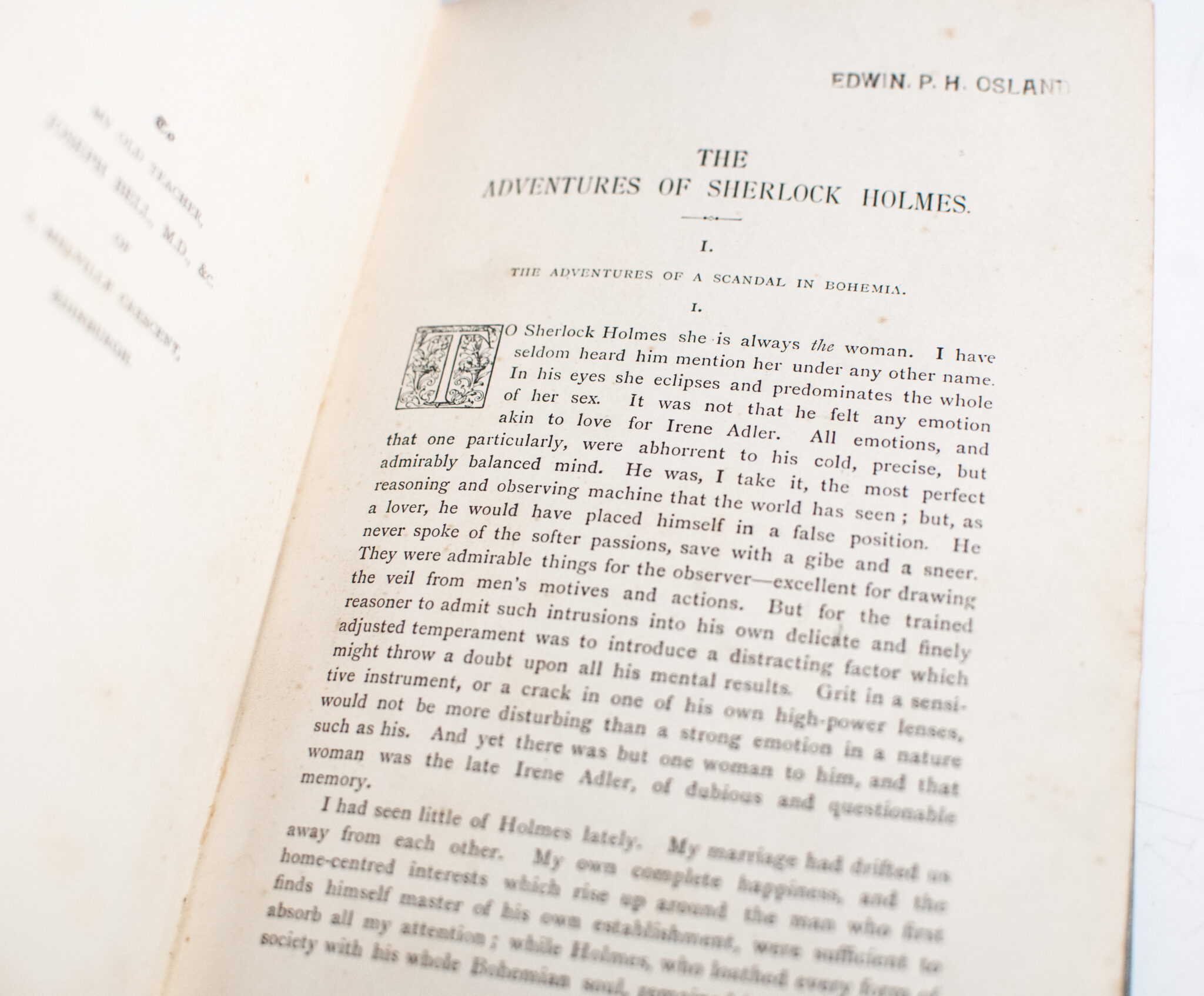 The Adventures of Sherlock Holmes and The Memoirs of Sherlock Holmes.