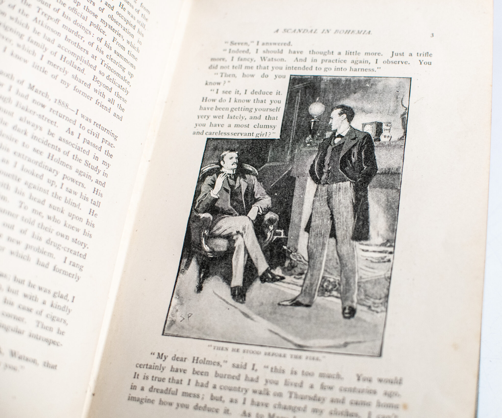 The Adventures of Sherlock Holmes and The Memoirs of Sherlock Holmes.