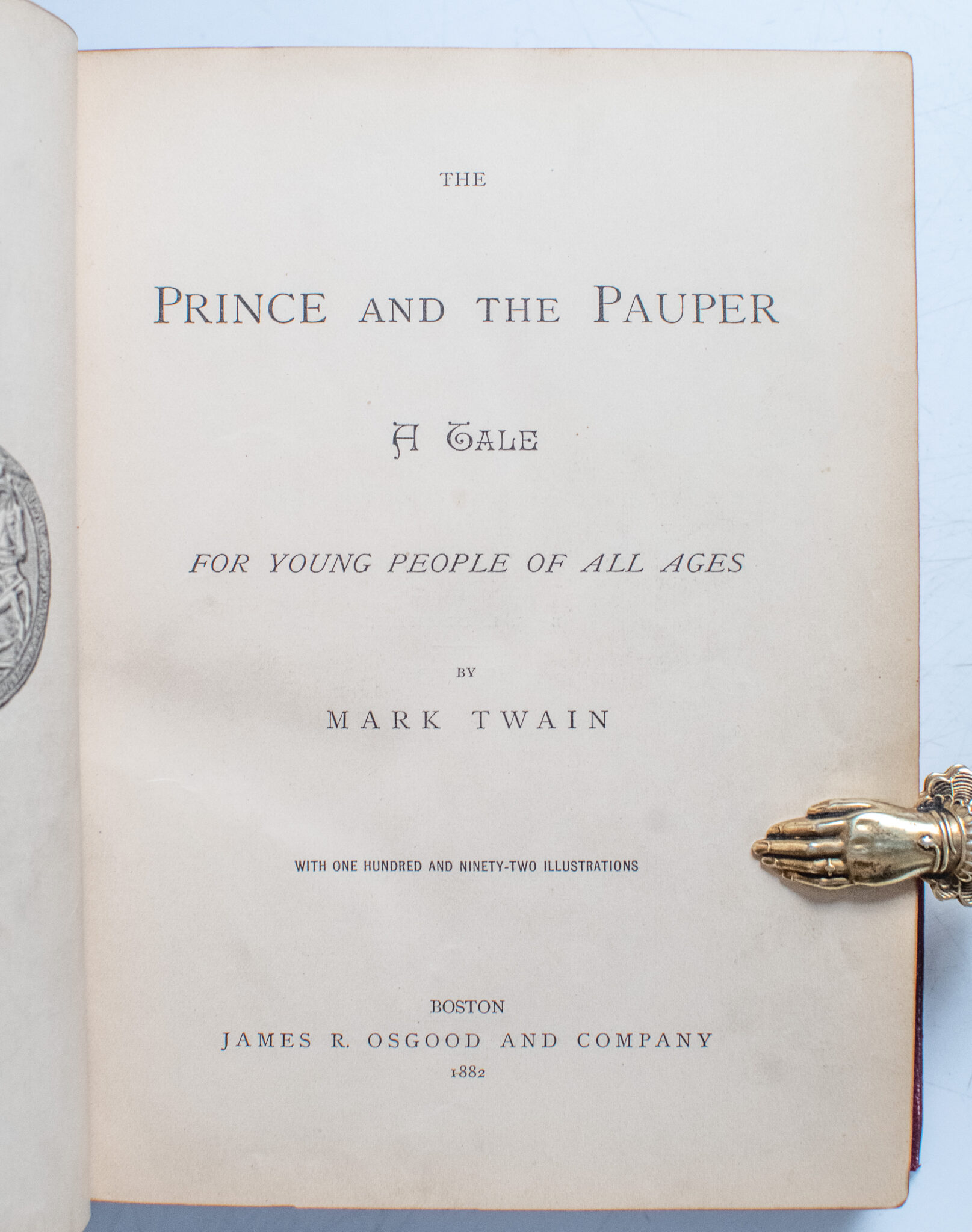 The Prince and the Pauper. A Tale For Young People of All Ages.