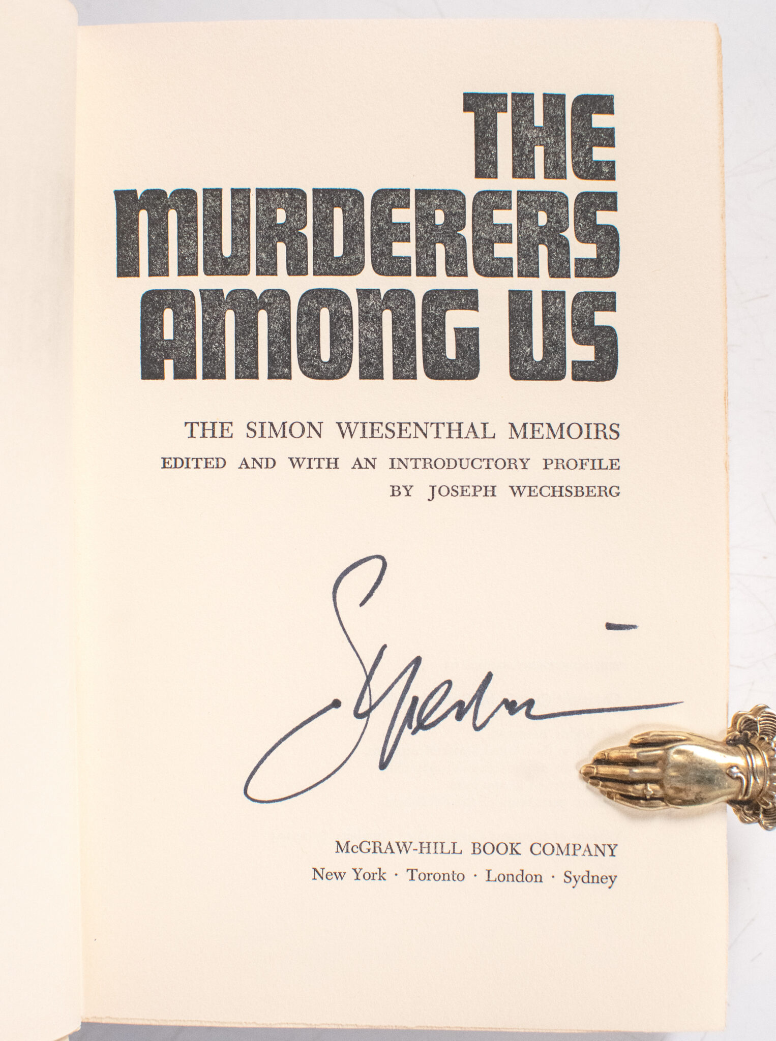 Murderers Among Us: The Wiesenthal Memoirs.