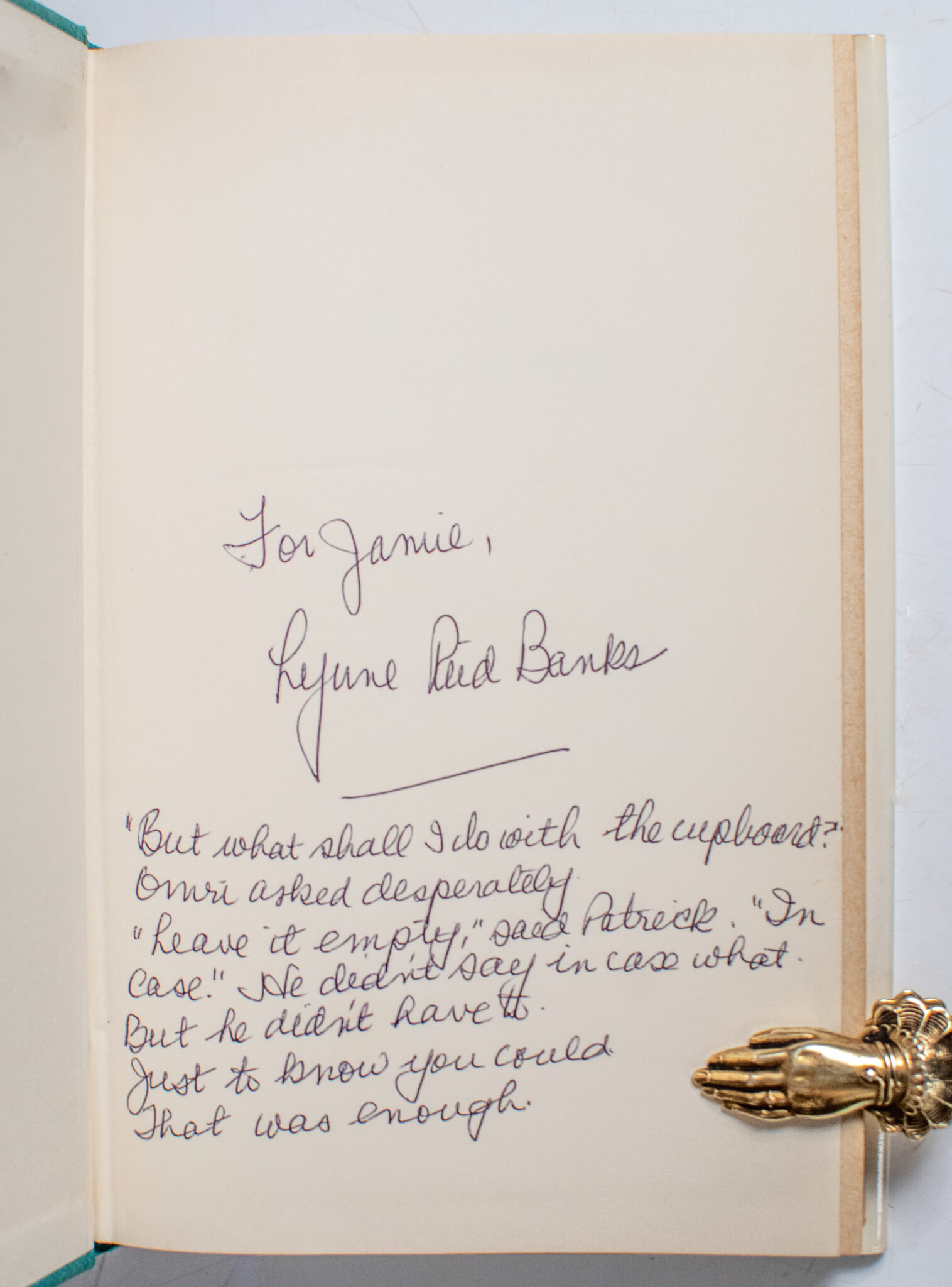 The Indian In The Cupboard.