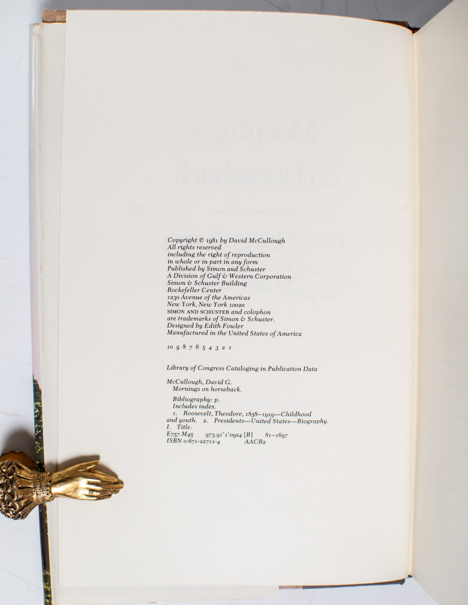 Mornings On Horseback.