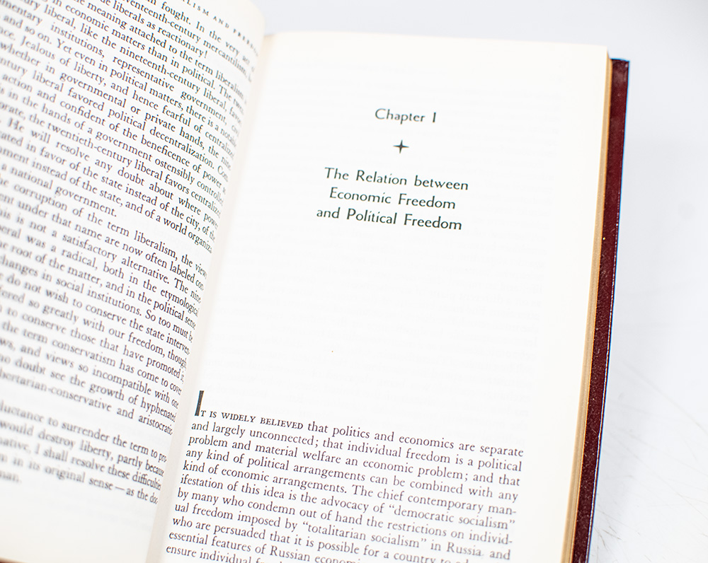 Capitalism and Freedom.