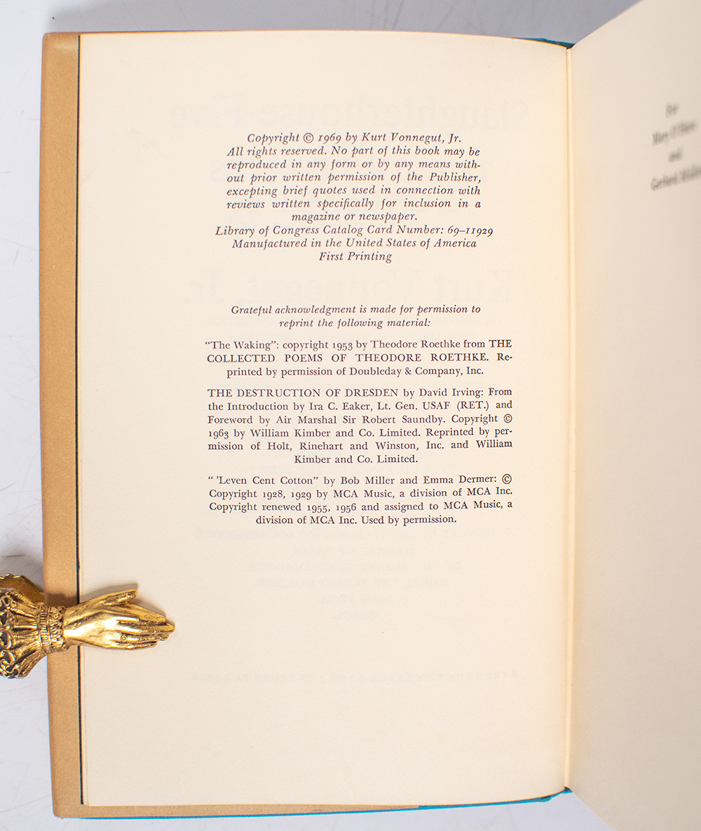 Slaughterhouse-Five, or The Children’s Crusade, A Duty-Dance With Death.