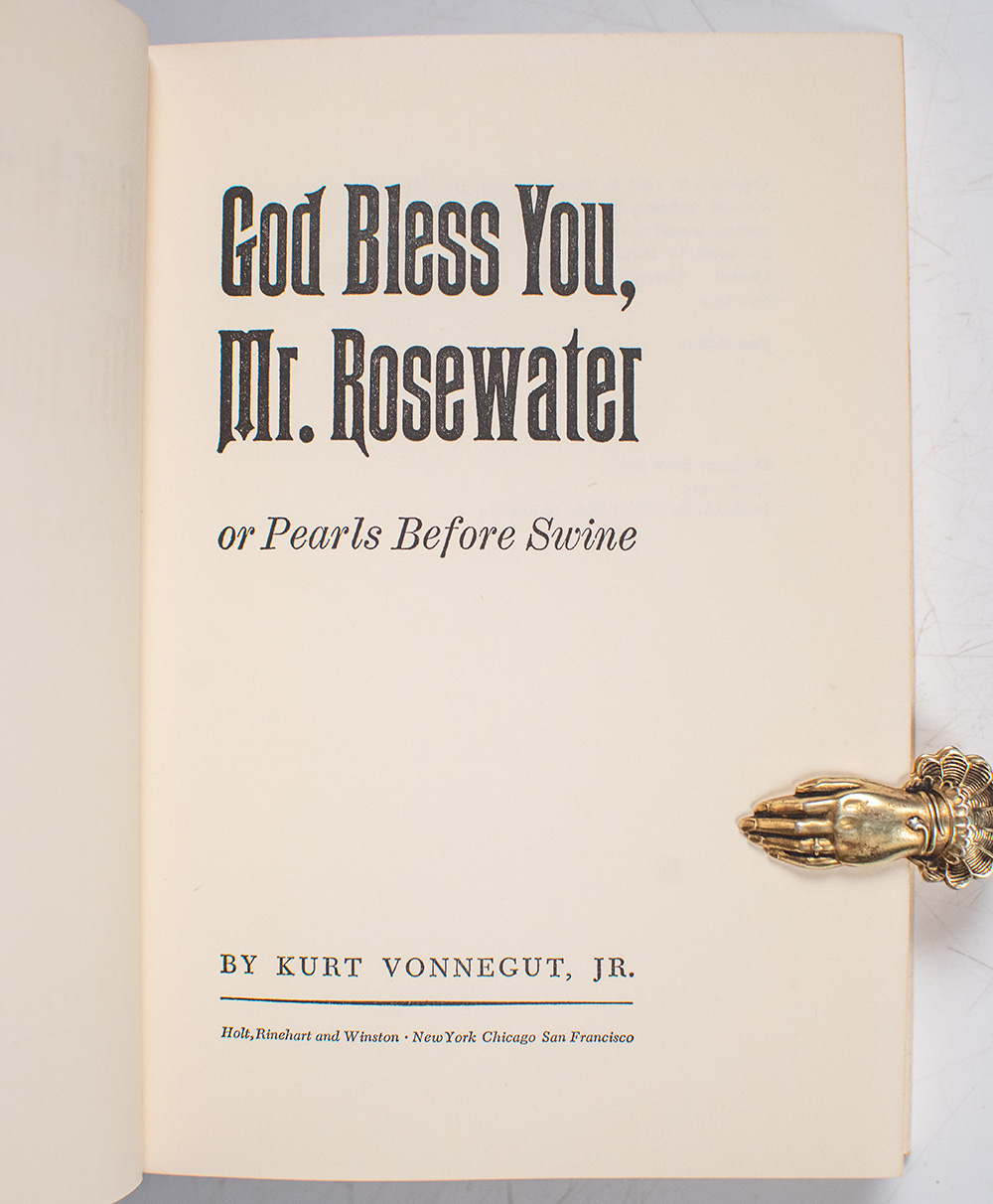 God Bless You, Mr. Rosewater or Pearls Before Swine.