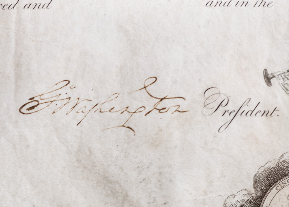 George Washington Autograph Document Signed.