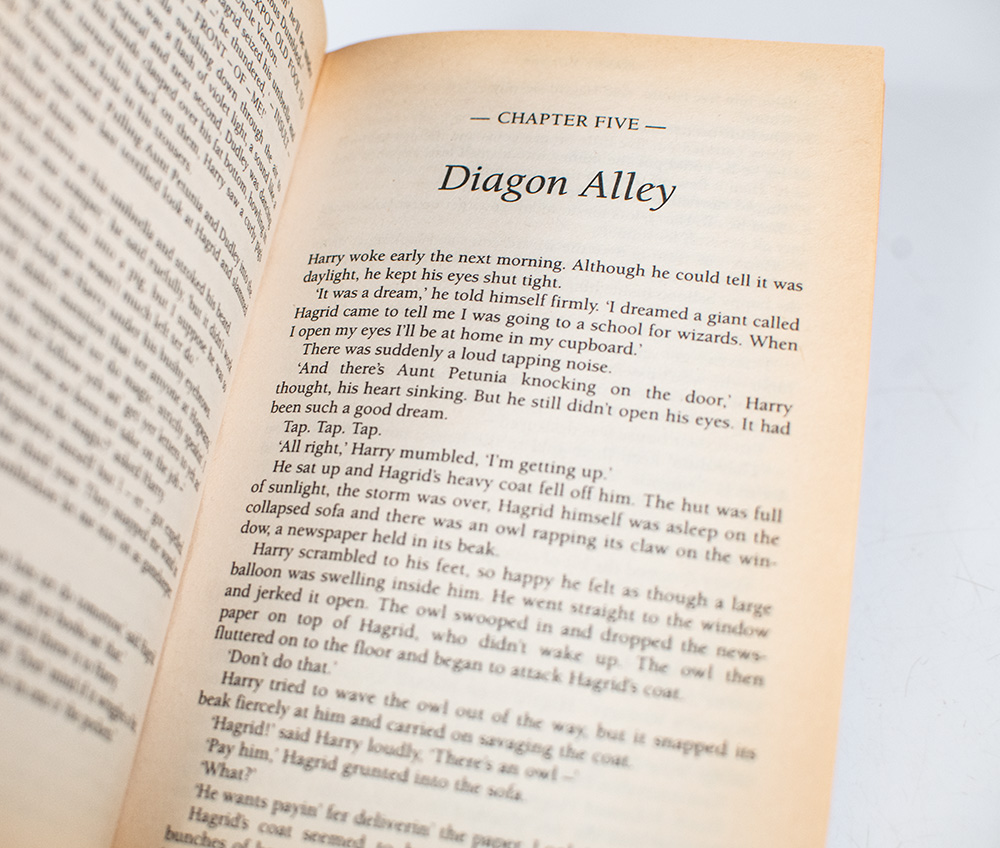 Harry Potter and the Philosopher’s Stone.