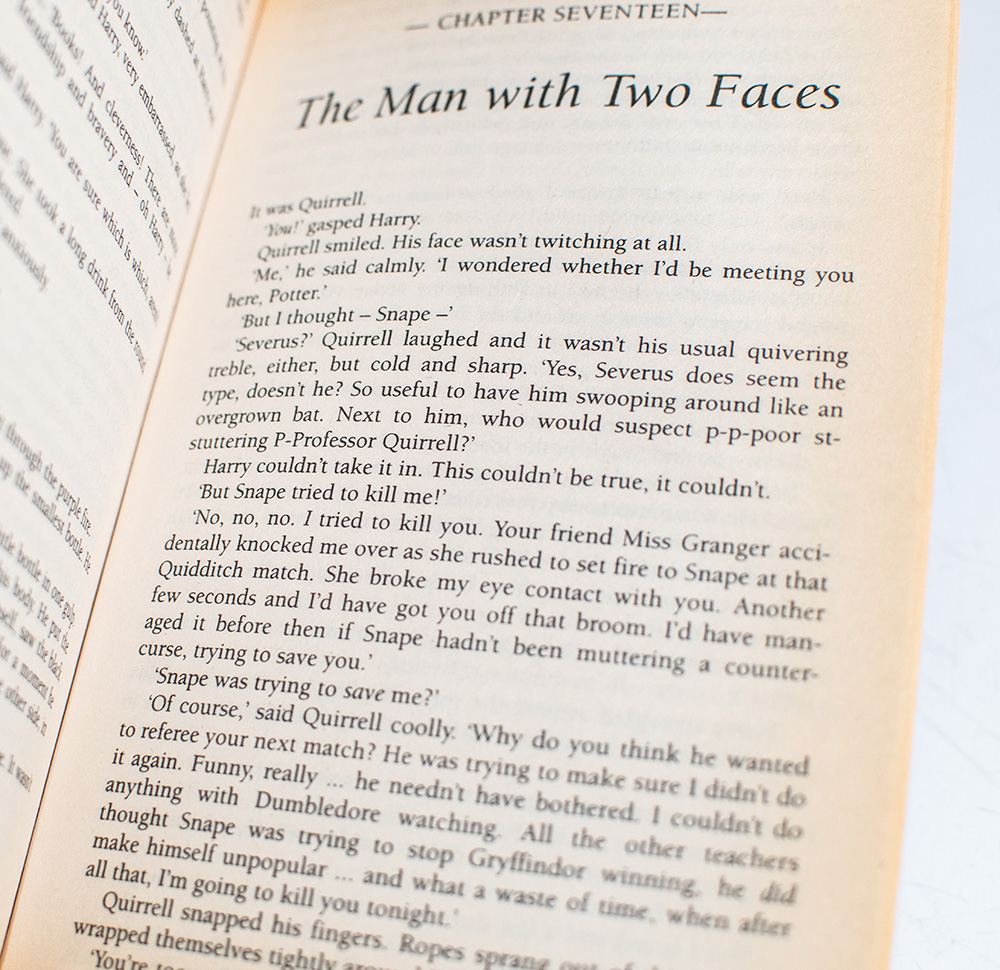 Harry Potter and the Philosopher’s Stone.