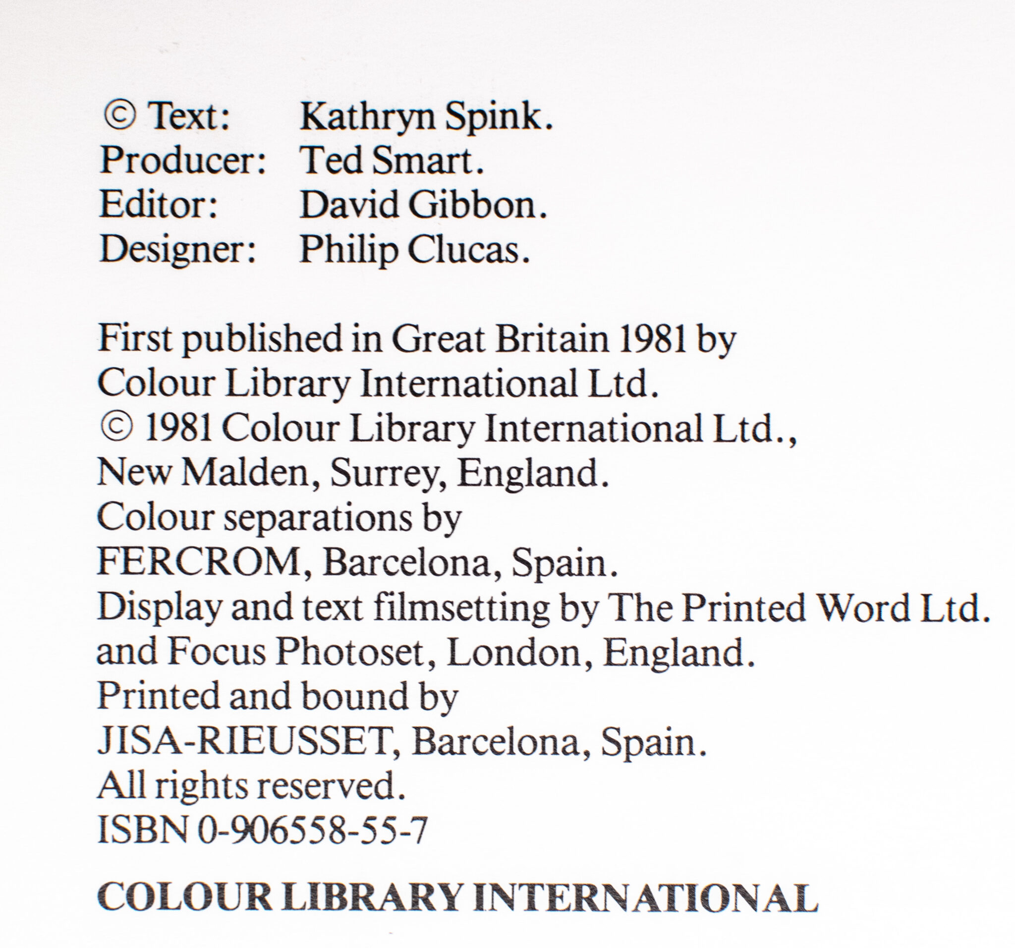 For the Brotherhood of Man, Under the Fatherhood of God: Mother Teresa of Calcutta, Her Missionaries of Charity & Her Co-Workers.