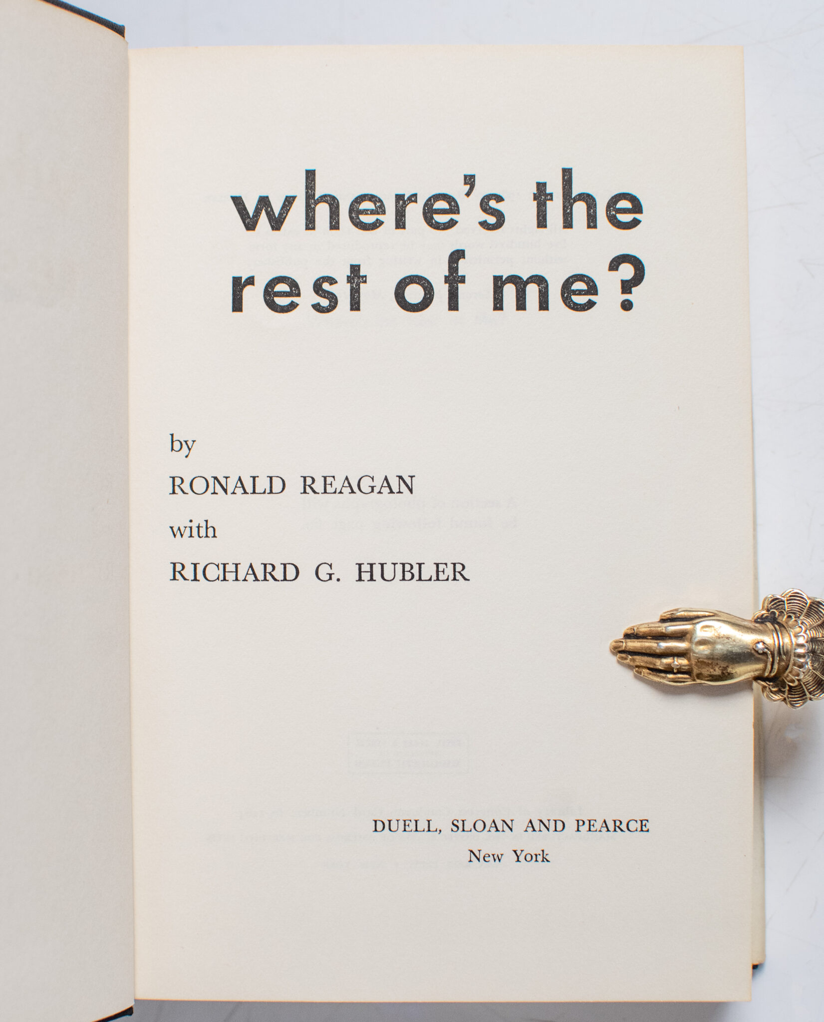Where's the Rest of Me? The Ronald Reagan Story.