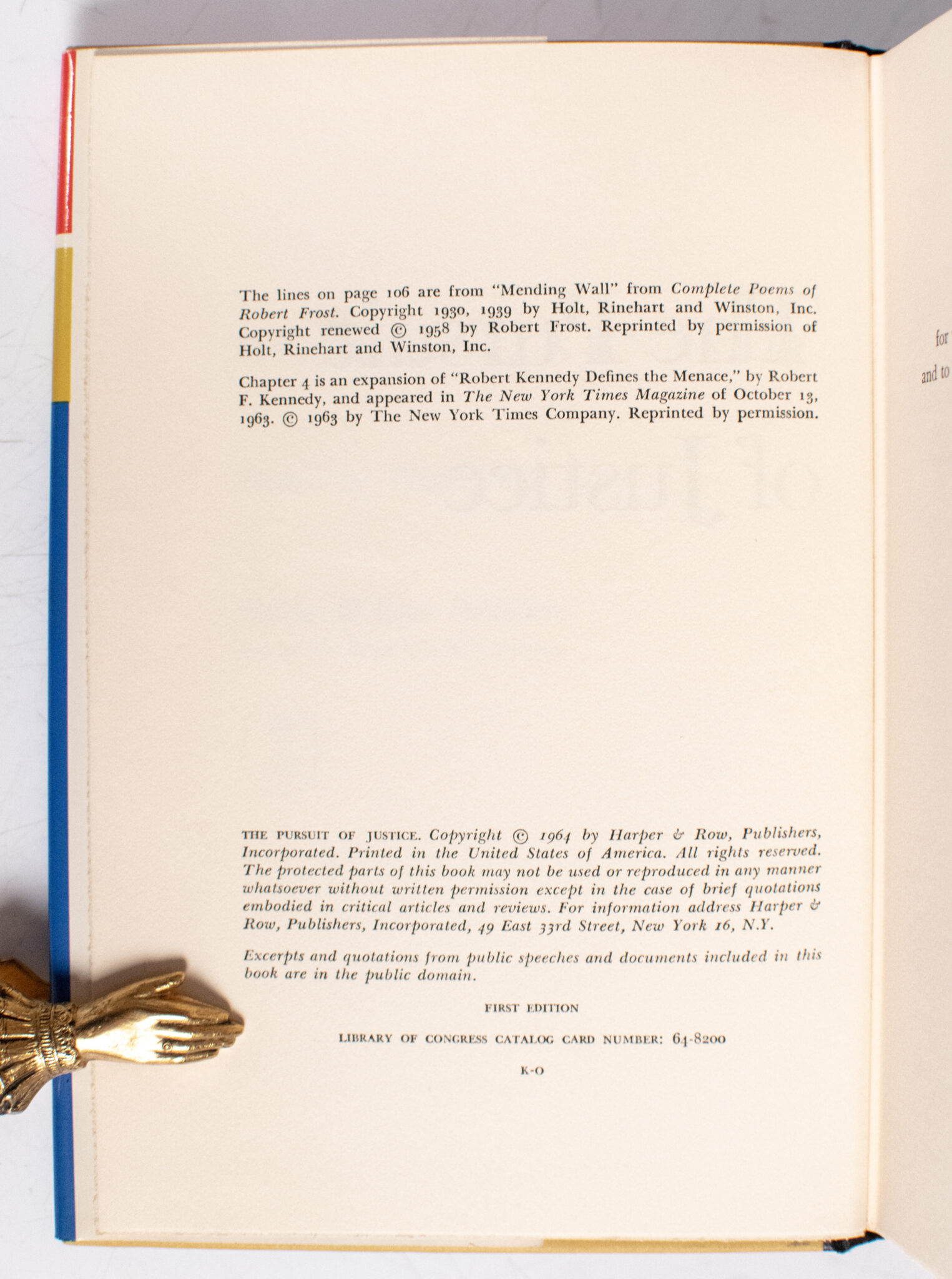 The Pursuit of Justice.