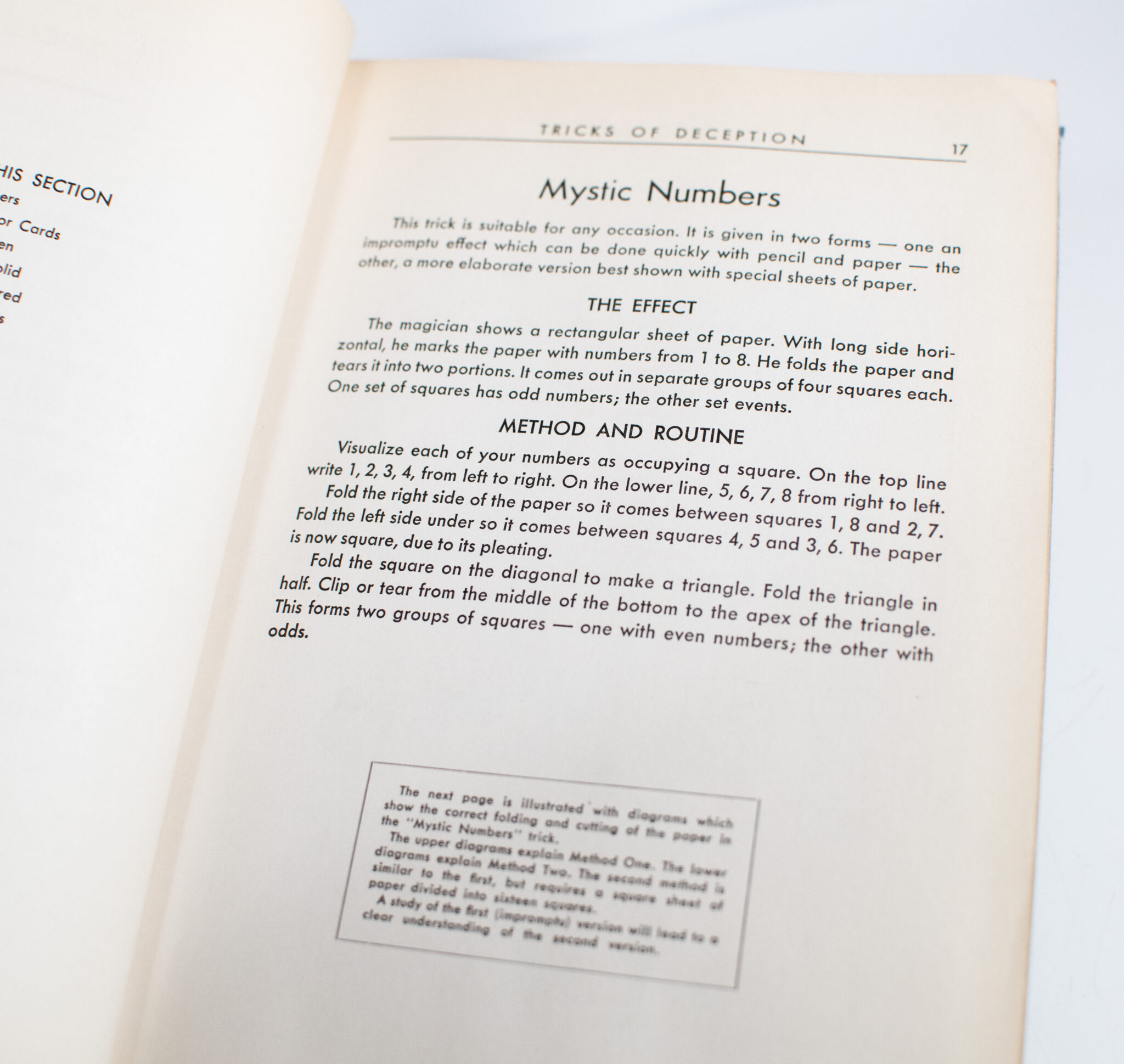 Magician's Manual: Tricks of Magic and Mystification.