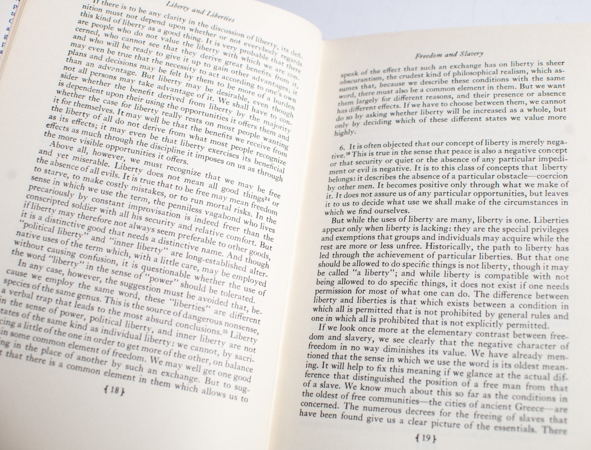 The Constitution of Liberty.