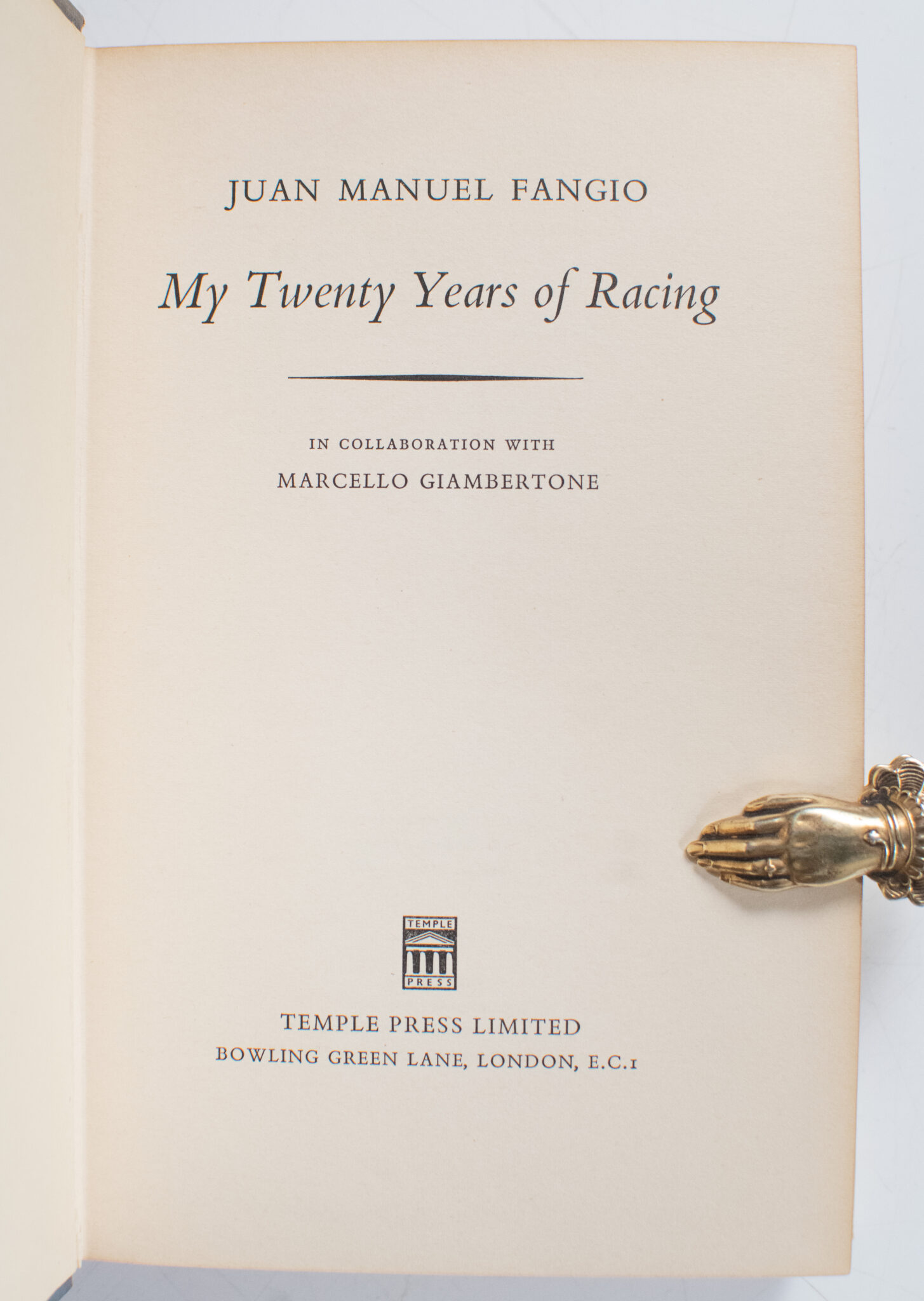 My Twenty Years of Racing.