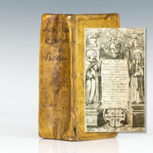 La vie miraculeuse de la seraphique et devote Sainte Catherine de Siene: Avec ses divines meditations sur la Passion de Nostre Seigneur, pour chacun jour de la sepmaine.