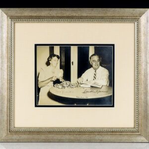 Franklin and Eleanor Roosevelt Signed Photograph: Christmas 1941.
