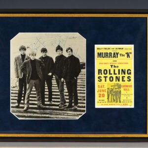 The Rolling Stones Signed Photograph.