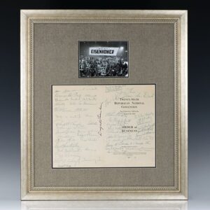 Dwight D. Eisenhower Signed Republican National Convention.