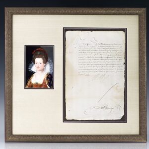 Marie de Medici Signed Document.