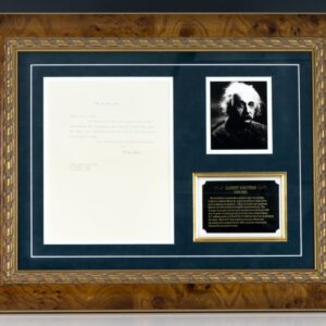 Albert Einstein Autographed Signed Letter.
