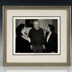 Albert Einstein Signed Photograph.