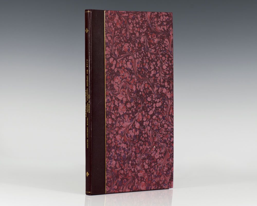 Gone With the Wind Movie Contract.