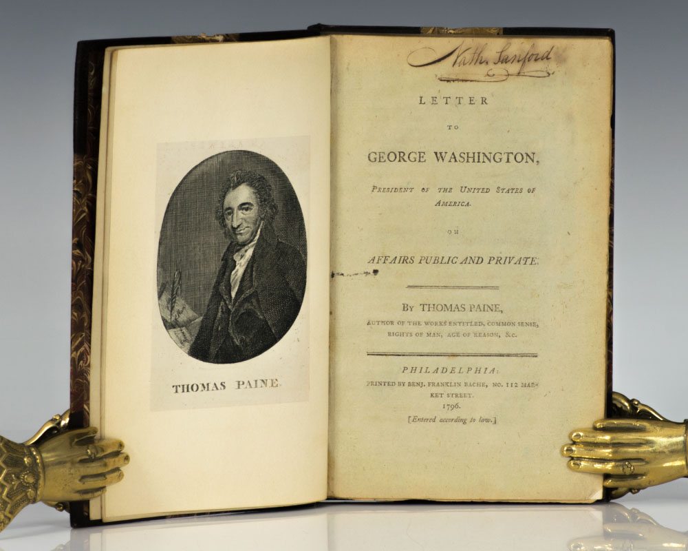 Letter to George Washington, President of the United States of America. On Affairs Public and Private. - Image 2