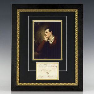 Lord Byron Signed Envelope.