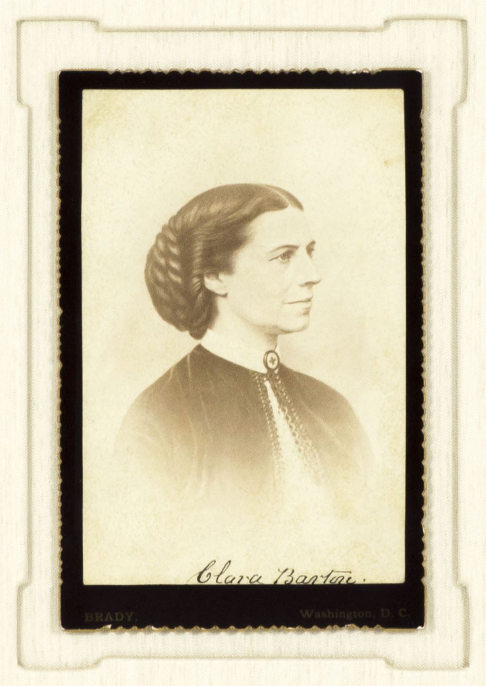 Clara Barton Signed Photograph. - Image 2