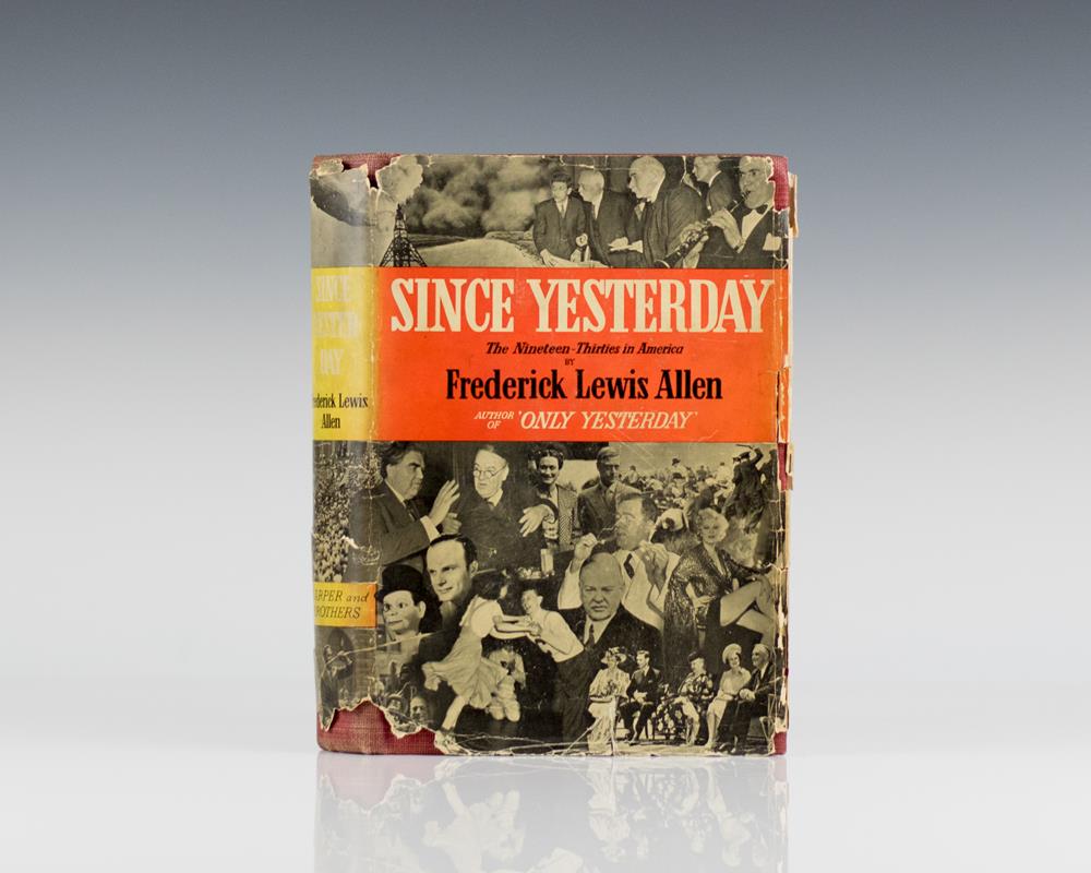 Since Yesterday the Ninteen Thirties in America.