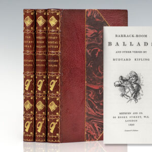 Barrack-Room Ballads, Departmental Duties, and The Seven Seas.