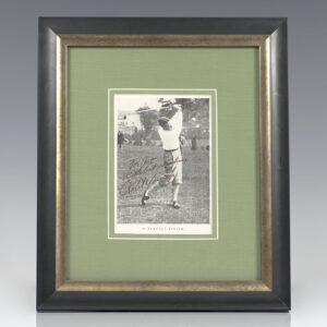 Bobby Jones Signed Photograph.