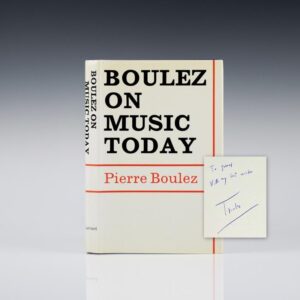 Boulez on Music Today.