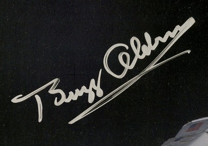 Buzz Aldrin Signed Photograph of Descent Onto Lunar Surface. - Image 2