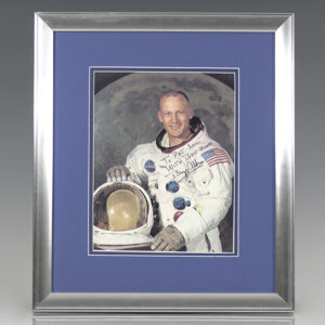 Buzz Aldrin Signed Photograph.
