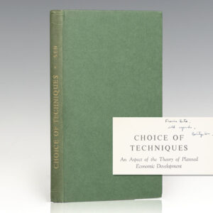 Choice of Techniques: An Aspect of the Theory of Planned Economic Development.