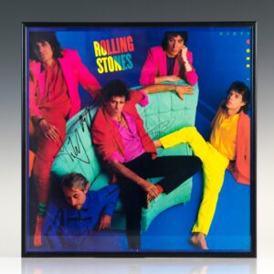 Dirty Work Signed Album. The Rolling Stones.