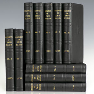 Discourses on the Jewish Religion.