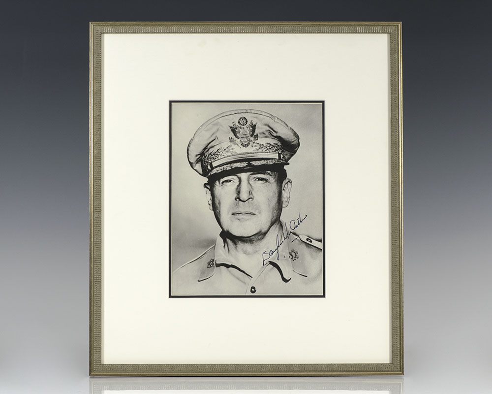 Douglas MacArthur Signed Photograph.