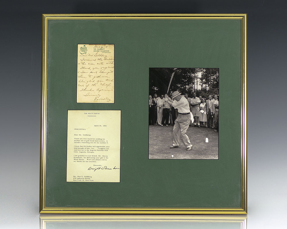 Dwight D. Eisenhower Typed Letter Signed.