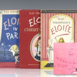 Eloise: A Book for Precocious Grown ups, Eloise in Paris, Eloise at Christmastime.
