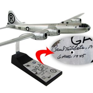 Paul Tibbets Signed B-29 Superfortress Enola Gay Model.