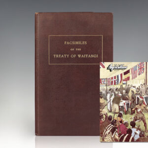 Facsimiles of Declaration of Independence and the Treaty of Waitangi.