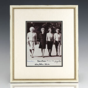 Five First Ladies Signed Photograph.