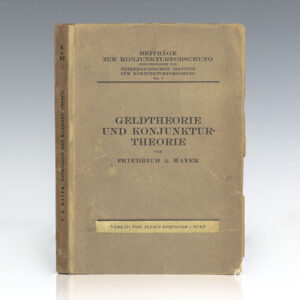 Geldtheorie Und Konjunkturtheorie. [Monetary Theory and the Trade Cycle].