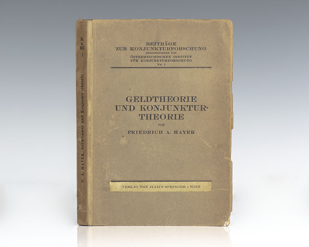 Geldtheorie Und Konjunkturtheorie. [Monetary Theory and the Trade Cycle].