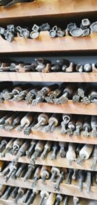 Harcourt Bindery Stamps