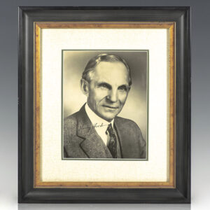 Henry Ford Signed Photograph.