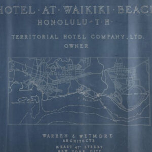 Hotel at Waikiki Beach Blueprint Portfolio.